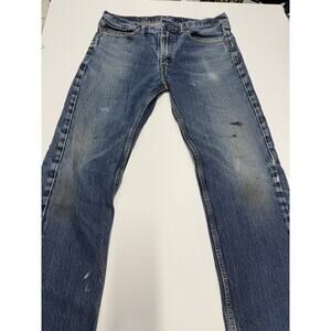 Levi’s 505 Distressed Stained Ripped Grunge 36x34 See Pics